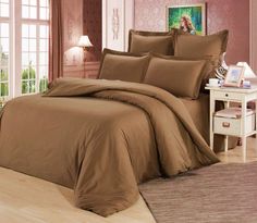 Наволочка Maktex из тенселя 50 х 50 60S 4308 Светло-коричневый