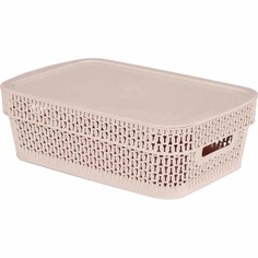 Корзина универсальная Keeplex Ajur 281x185x89 мм 3 л бежевая