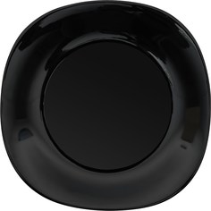 Тарелка для вторых блюд Homeclub Quadro Classic Black 25 см черная