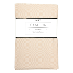 Скатерть Nat Классика 110 x 140 см хлопок белая