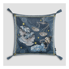 Подушка Togas Элементи Эйрис 45 х 45 см полиэстер синяя