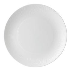 Тарелка для вторых блюд Wedgwood Gio 28 см белая