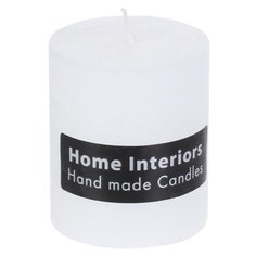 Свеча-столбик Home Interiors Рустик 60 х 80 см белая