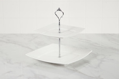 Блюдо 2-ярусное Nouvelle Маршмеллоу