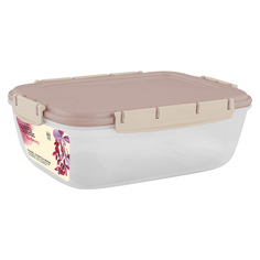 Контейнер для продуктов Sugar & Spice Barberry герметичный прямоугольный латте 1,8 л Sugar&Spice