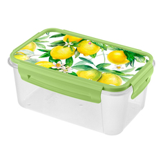 Контейнер для xранения продуктов Filalex Lock&Ok с декором 1,1 л