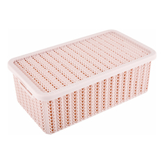 Коробка Idea Вязание с крышкой 3 л в ассортименте