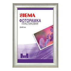 Фоторамка классическая универсальная прямоугольная Sigma 20x30 см серебряная