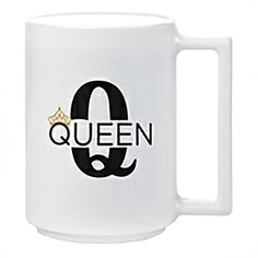 Кружка Luminarc Queen&Mr Right 380 мл белая