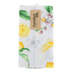 Полотенце Comfort Life Лимоны 46x70 см вафельное