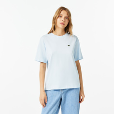 Женская футболка Lacoste из хлопка премиум качества