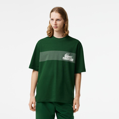 Мужская футболка Lacoste с круглым вырезом из органического хлопка
