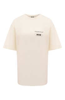 Хлопковая футболка MSGM