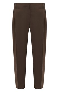 Брюки из вискозы и льна Brunello Cucinelli