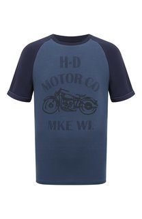 Хлопковая футболка Harley-Davidson