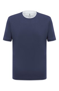Футболка из хлопка и кашемира Brunello Cucinelli