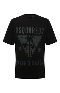 Хлопковая футболка Dsquared2