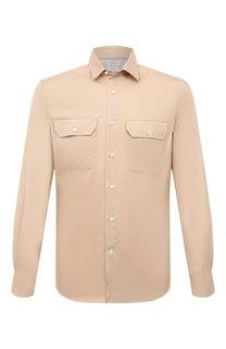 Хлопковая рубашка Brunello Cucinelli