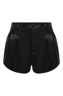 Кожаные шорты Saint Laurent