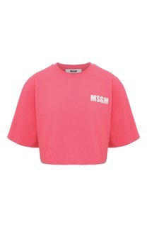 Хлопковая футболка MSGM