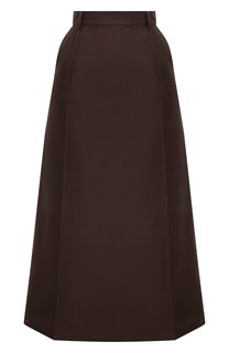 Юбка из хлопка и шелка Kiton