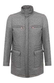 Куртка из шелка и кашемира Kiton