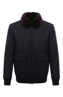 Бомбер с меховой подкладкой Loro Piana