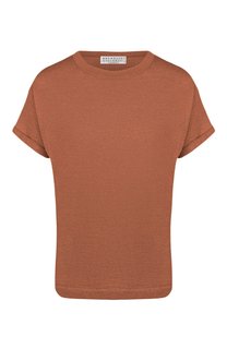 Топ из кашемира и шелка Brunello Cucinelli