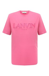 Хлопковая футболка Lanvin