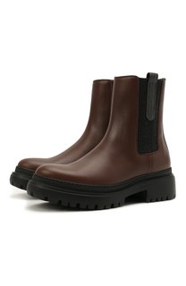 Кожаные ботинки Brunello Cucinelli