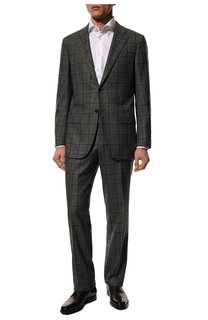 Костюм из кашемира и шелка Kiton