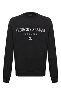 Хлопковый свитшот Giorgio Armani