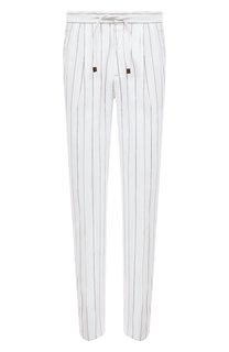 Хлопковые брюки Brunello Cucinelli