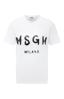 Хлопковая футболка MSGM