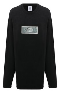 Хлопковый лонгслив VETEMENTS