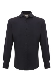 Рубашка из хлопка и кашемира Brunello Cucinelli
