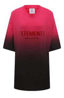 Хлопковая футболка VETEMENTS