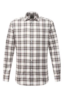 Хлопковая рубашка Ermenegildo Zegna