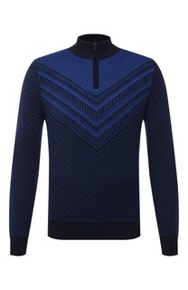 Свитер из шерсти и шелка Zilli Sport