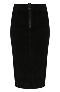 Замшевая юбка Tom Ford