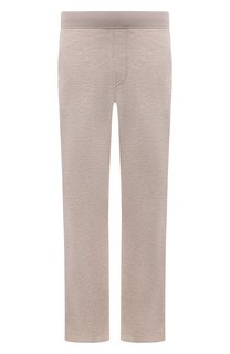 Брюки из хлопка и кашемира Brioni