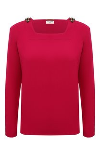Блузка из вискозы Saint Laurent