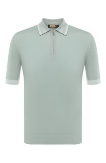 Поло из хлопка и шелка Zilli