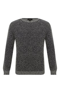 Свитер из хлопка и шелка Giorgio Armani