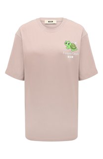 Хлопковая футболка MSGM