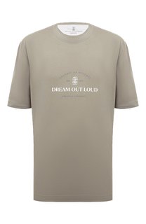 Хлопковая футболка Brunello Cucinelli