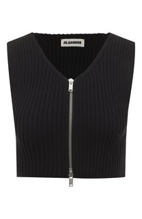 Хлопковый топ Jil Sander