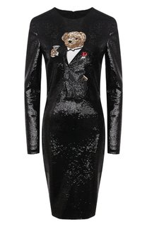 Платье с пайетками Ralph Lauren