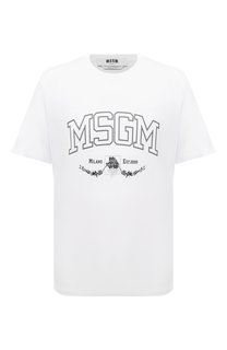Хлопковая футболка MSGM