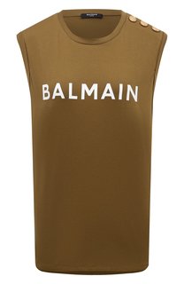 Хлопковая майка Balmain